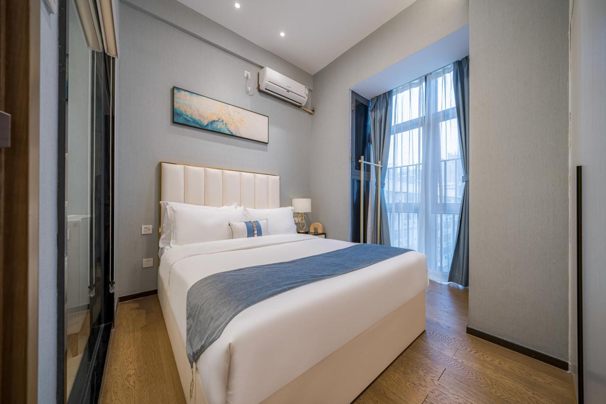 Gepai Executive Apartment - Shenzhen Futian Convention And Exhibition Center מראה חיצוני תמונה