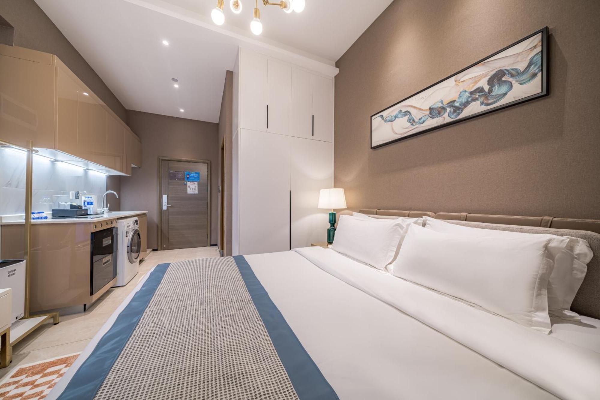Gepai Executive Apartment - Shenzhen Futian Convention And Exhibition Center מראה חיצוני תמונה
