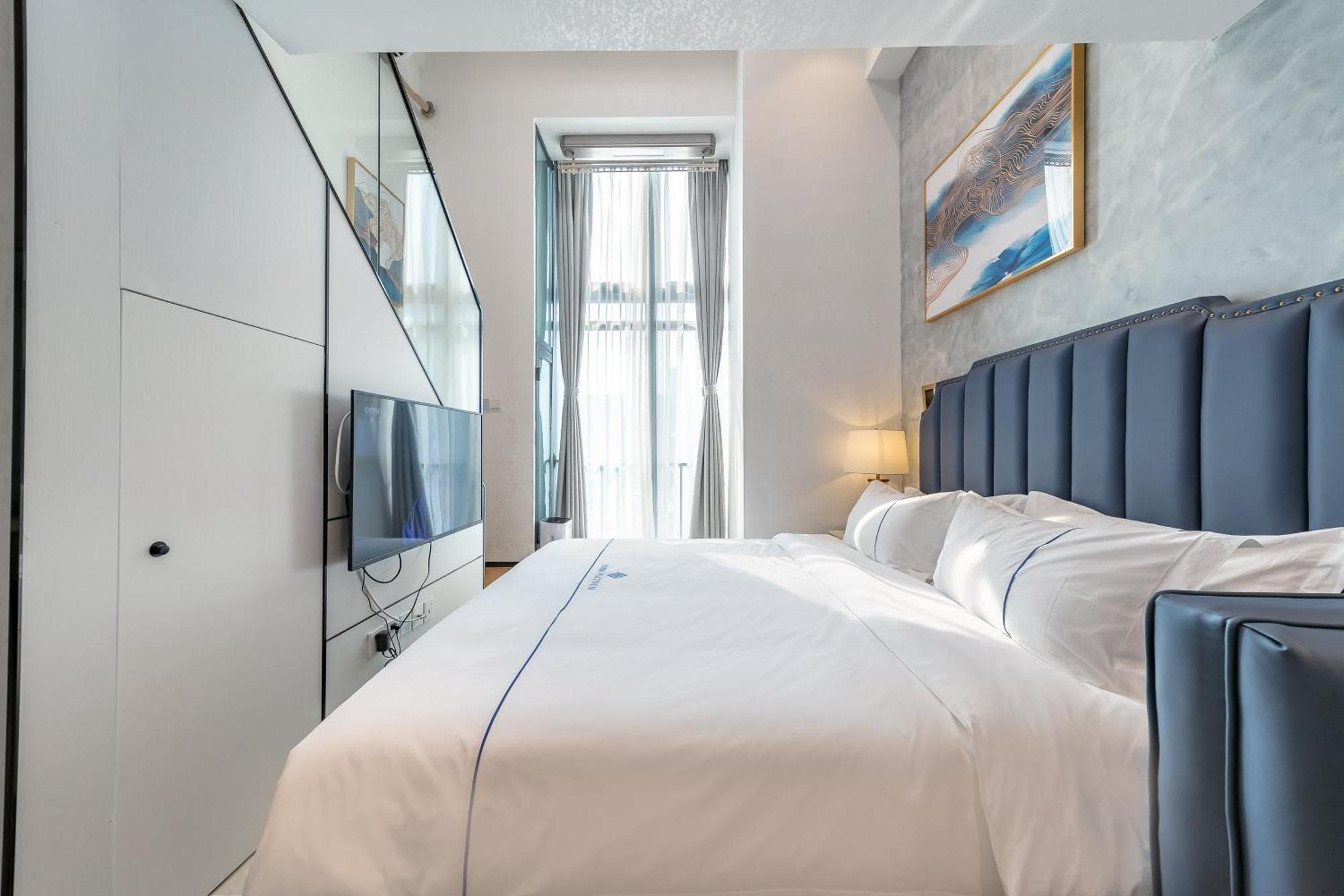 Gepai Executive Apartment - Shenzhen Futian Convention And Exhibition Center מראה חיצוני תמונה